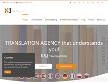 Tablet Screenshot of kjtranslations.com